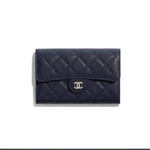 Chanel Classic Flap Wallet in Caviar